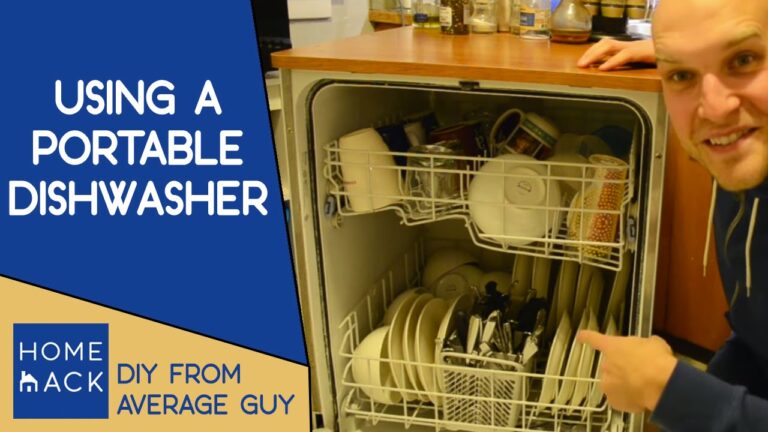 How to Hook Up a Portable Dishwasher