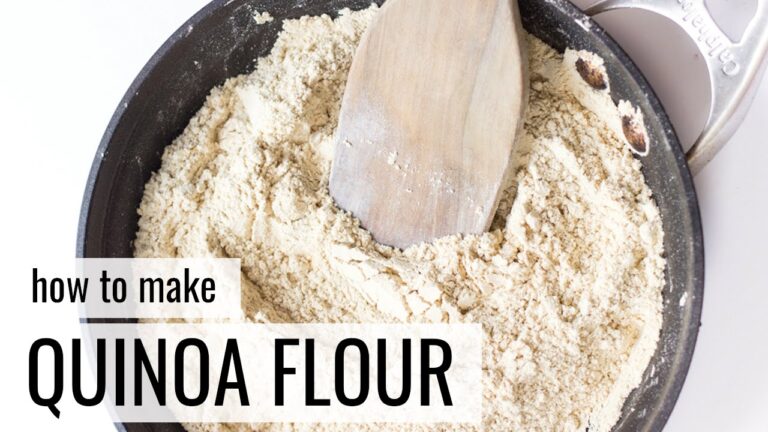 How to Make Quinoa Flour